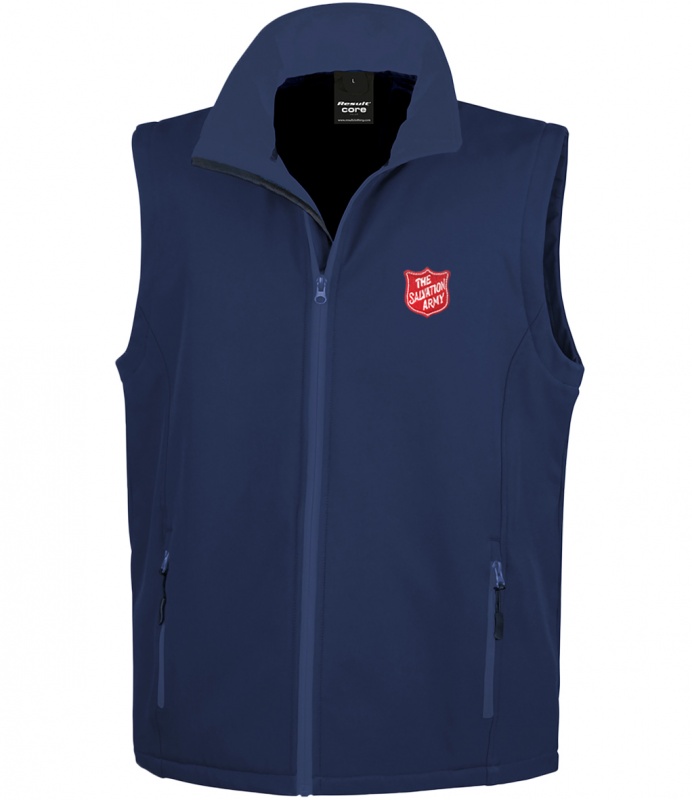 Unisex Softshell Gilet - Navy